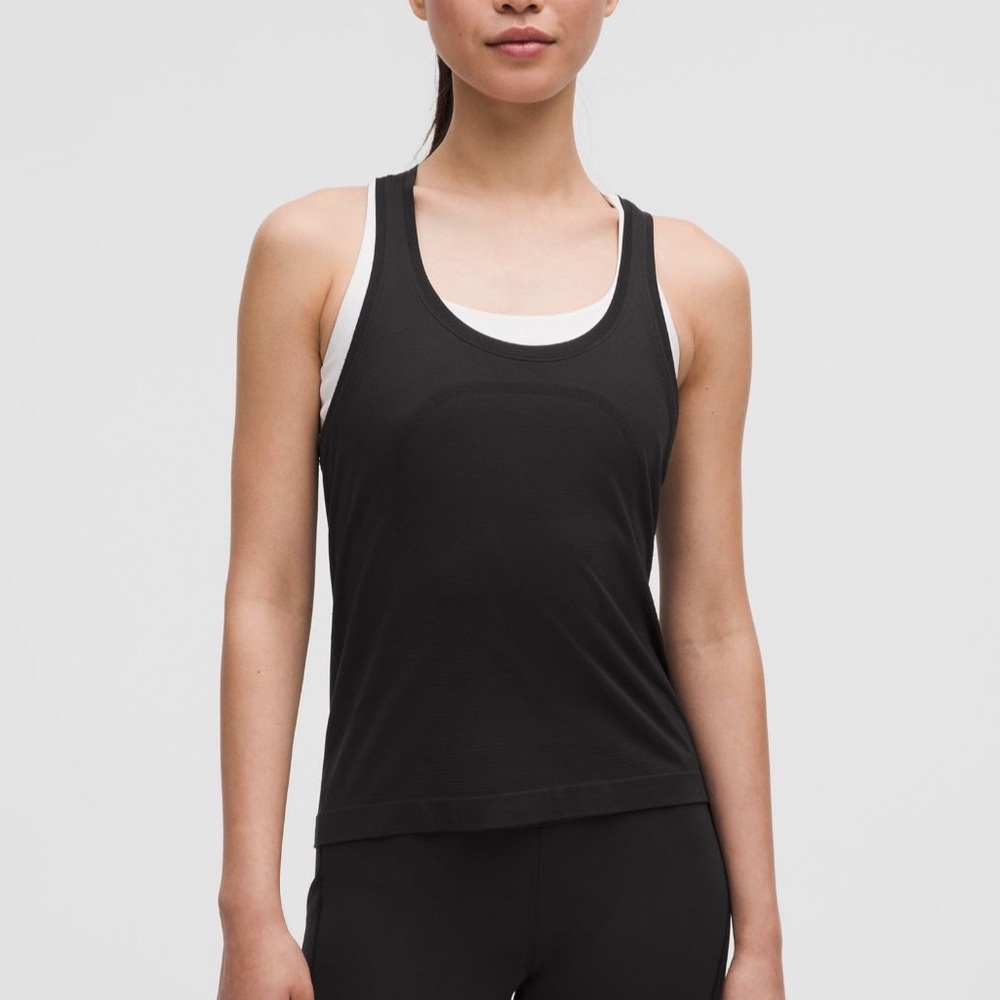 Black lululemon Swiftly Tech Racerback Tank Top